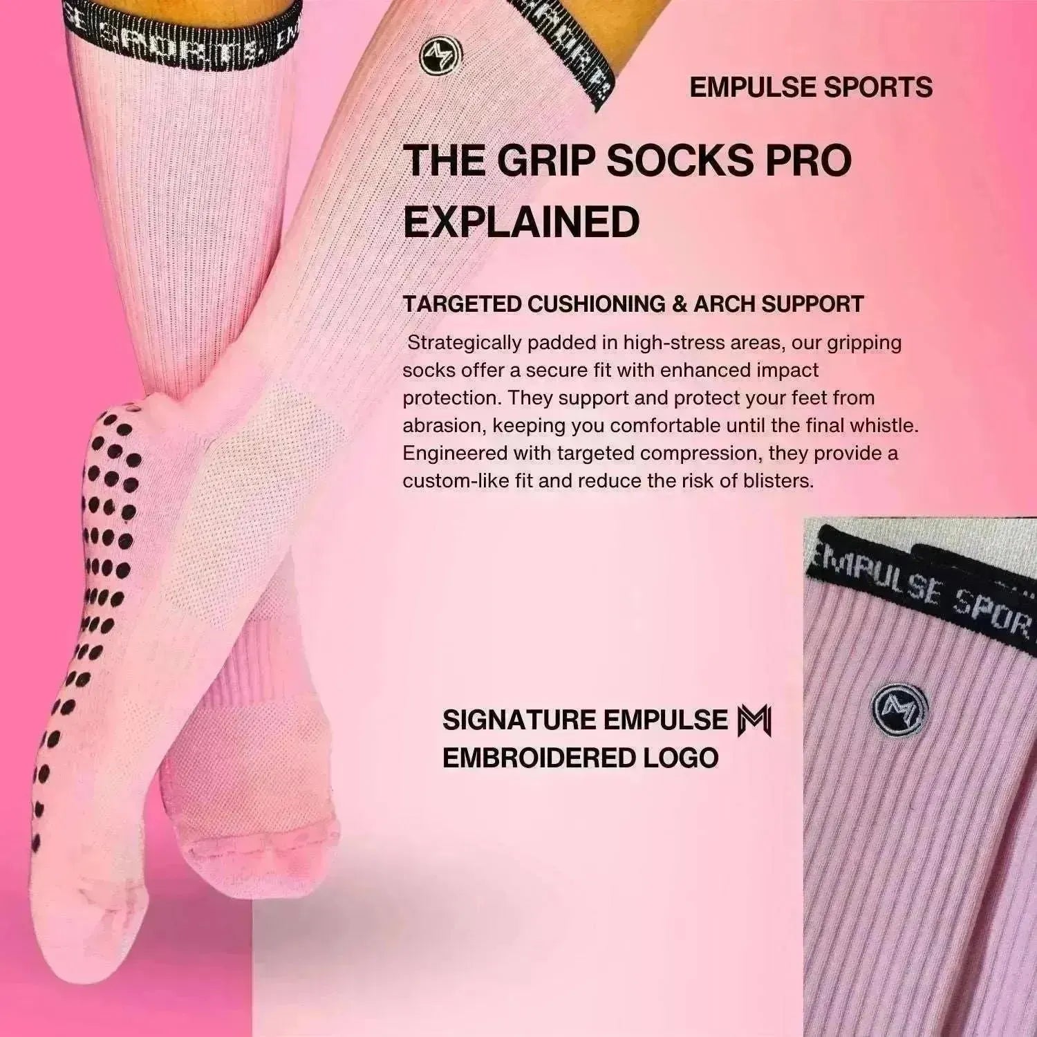 Grip Socks Pro Pink - Empulse