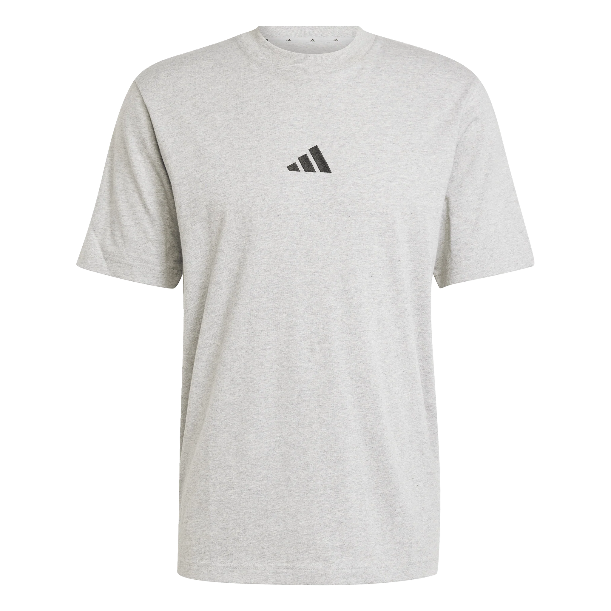Adidas Grey Tshirt Mens Cotton Essentials