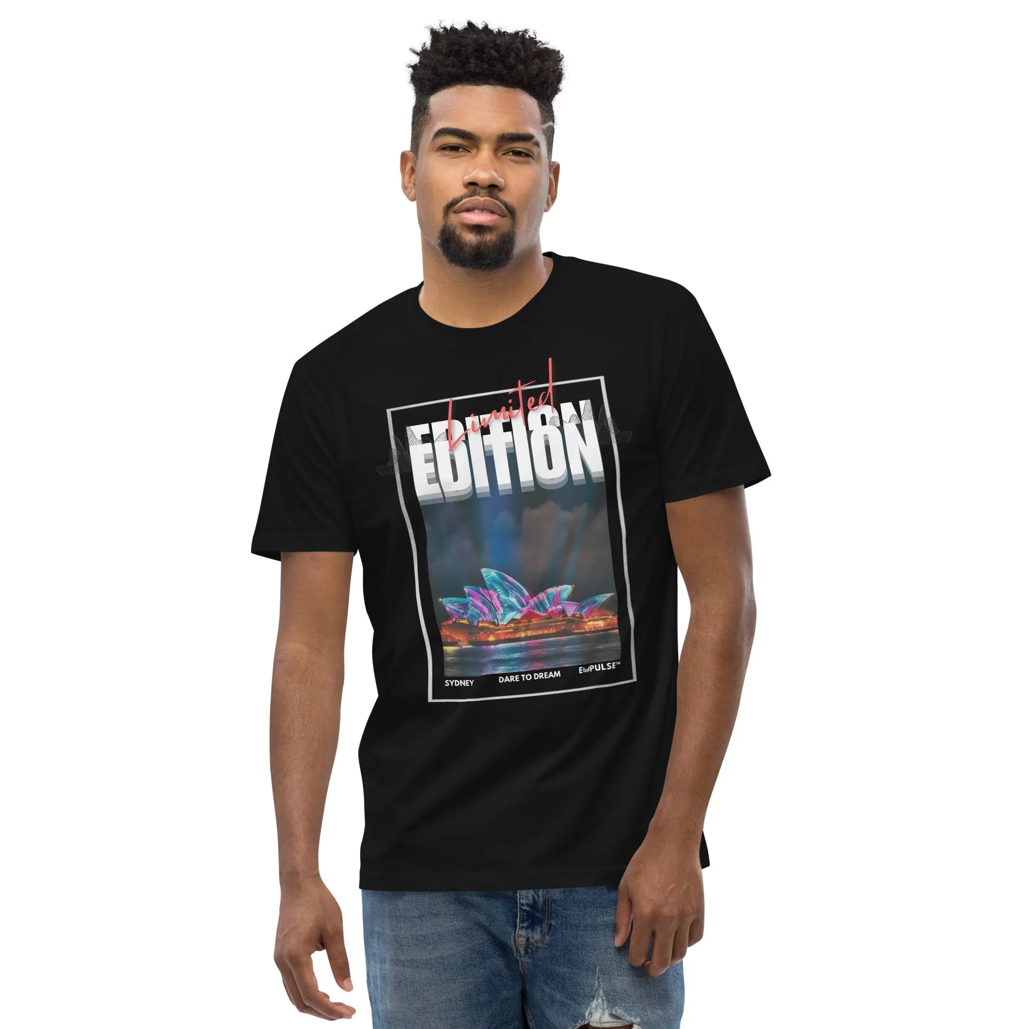 Men's staple tee - Limited Edition Product Mockup 2 Navy