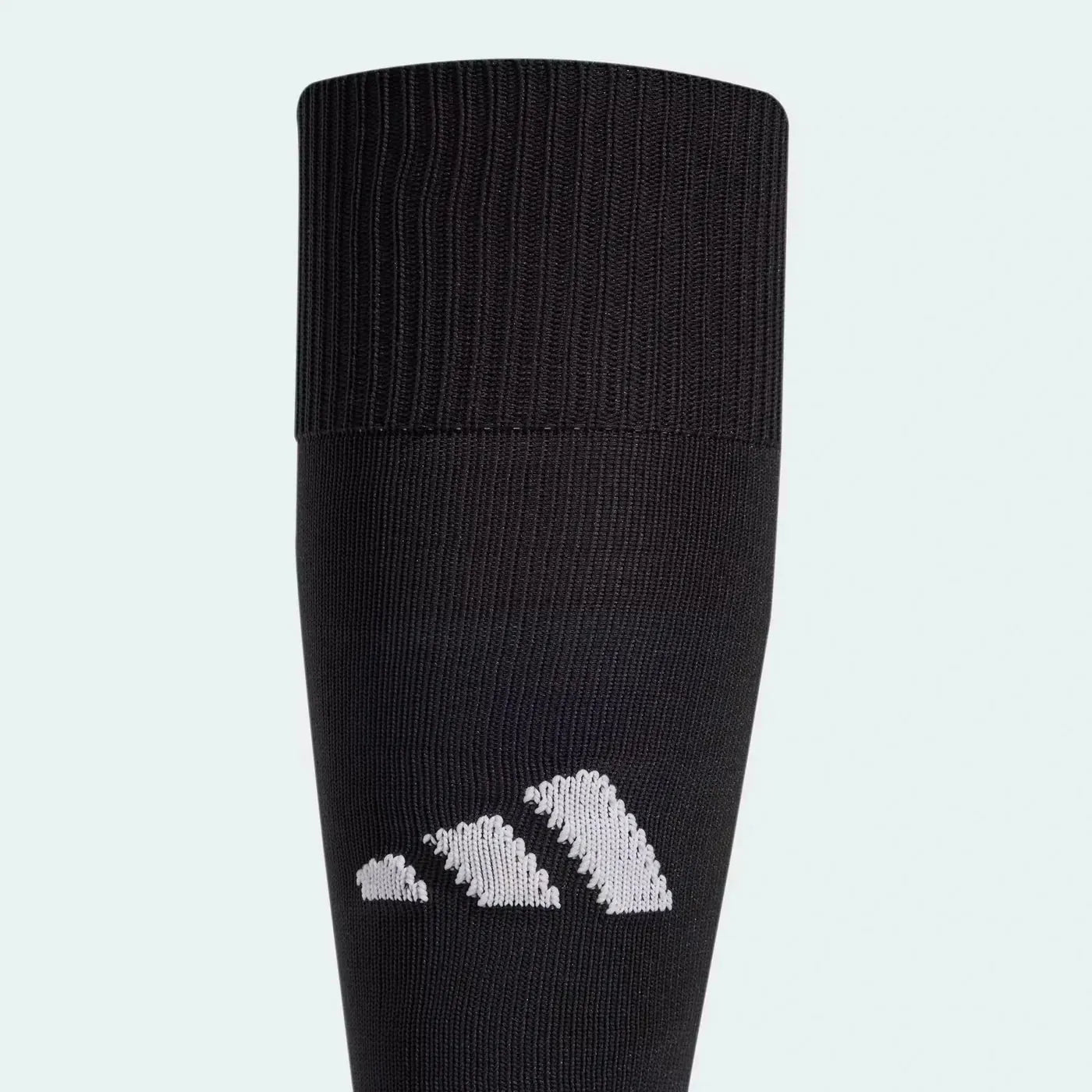 Adidas Milano 23 black sock – mesh top and footbed view, Empulse™