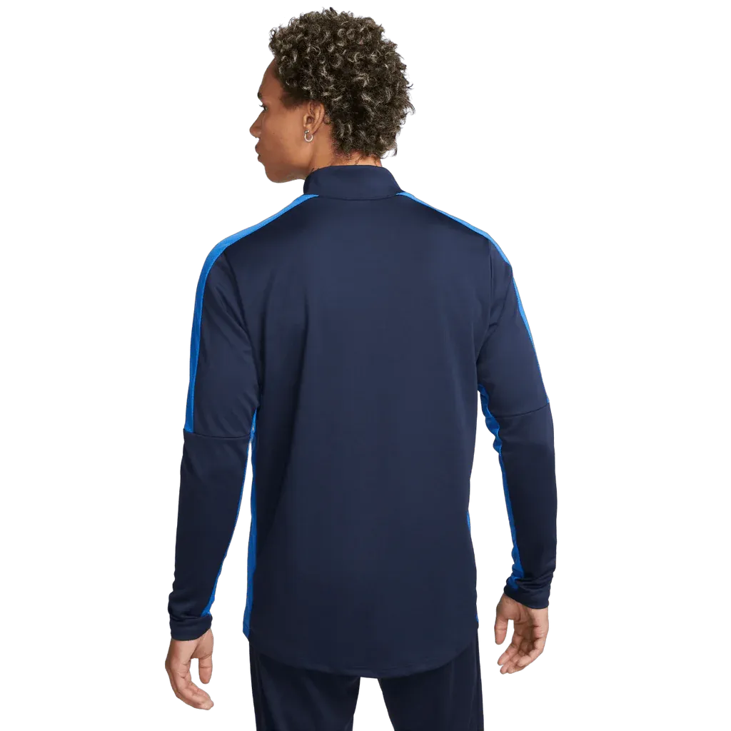 Nike Men’s Academy 23 Drill Top – full back view highlighting shoulder seam and fit.