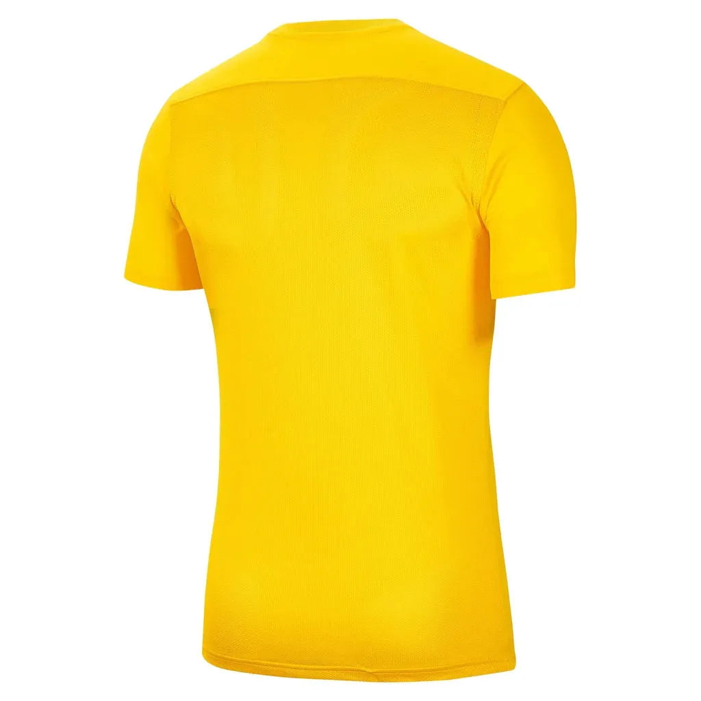 Back view of Nike Men's Park 7 Jersey in yellow with simple athletic design