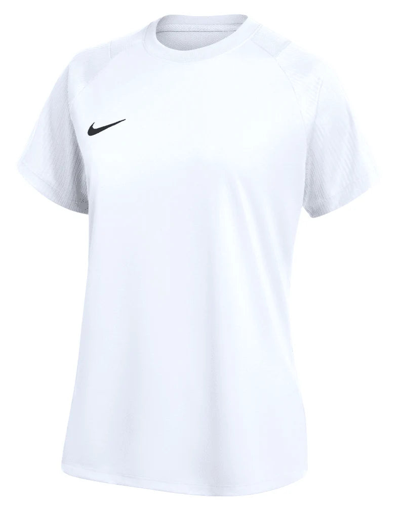 White t-shirt with Nike logo on a white background
