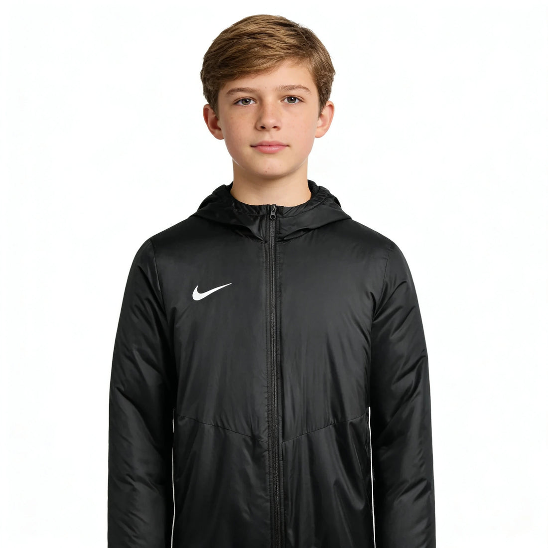 Nike Youth Park 26 Therma Jacket black, child model wearing