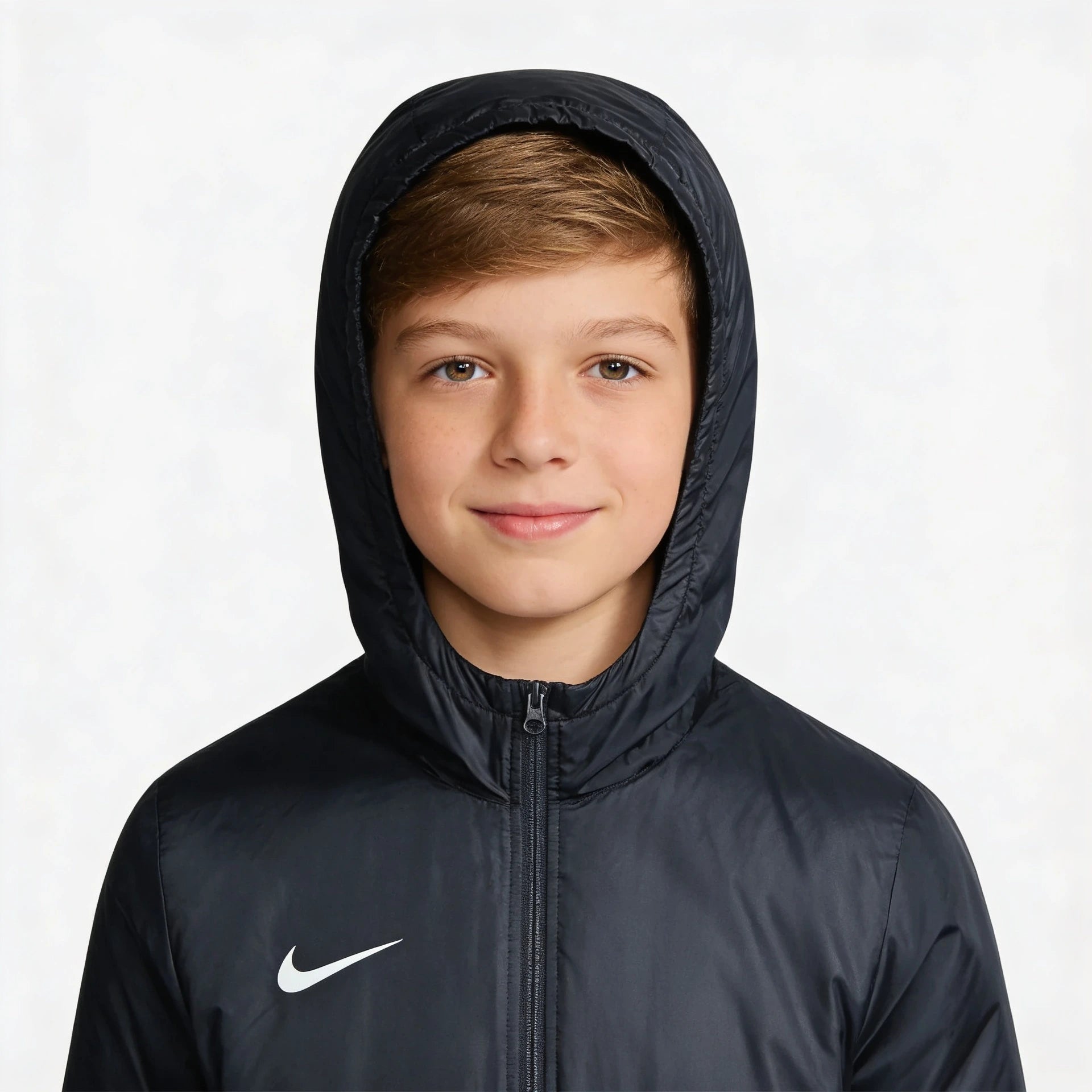 Nike Youth Park 26 Therma Jacket navy, child wearing front view