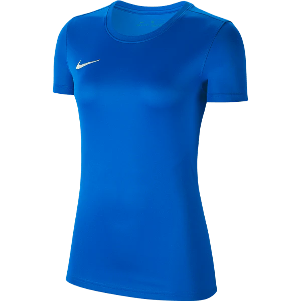 Blue Nike t-shirt on a white background