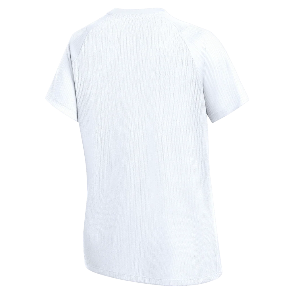 White t-shirt on a white background