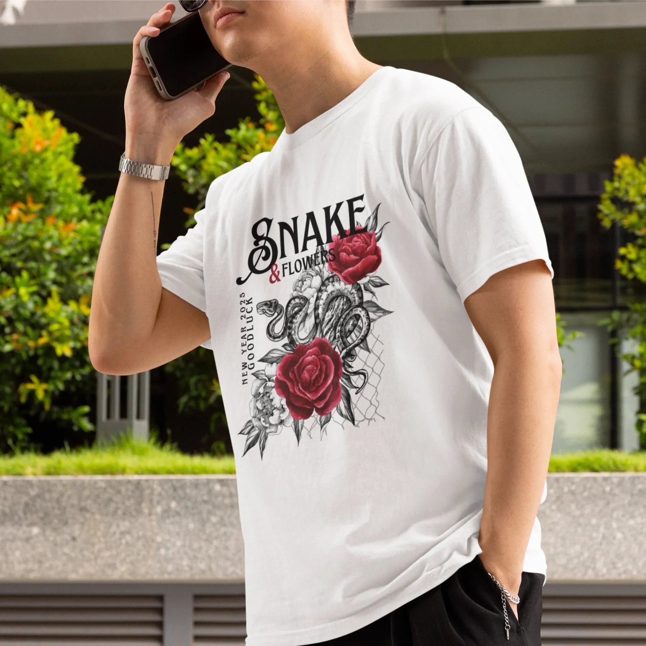 Eco Threads - Snake and Flowers - Empulse