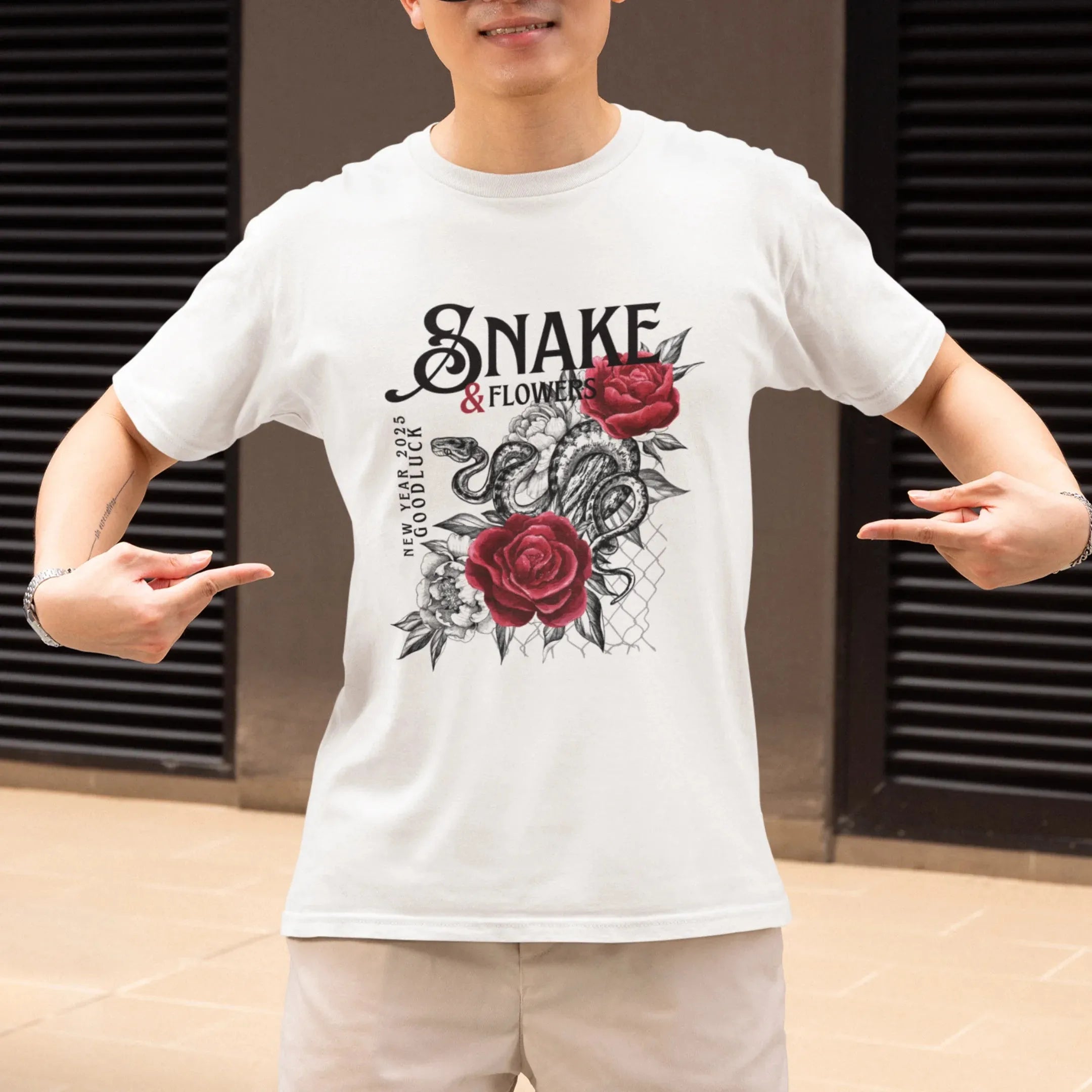 Eco Threads - Snake and Flowers - Empulse