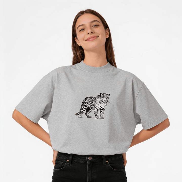 Leopard oversized t-shirt