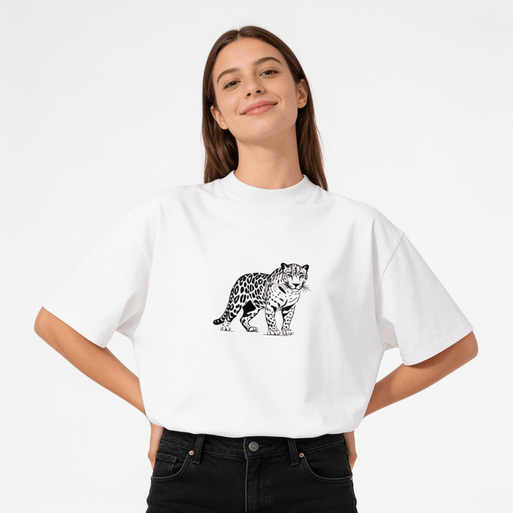 Leopard oversized t-shirt