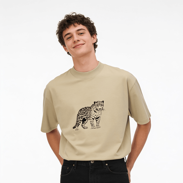 Leopard oversized t-shirt