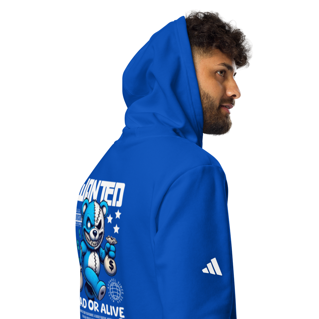 Female model wearing blue Nike hoodie with EMPULSE® branding