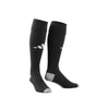 Adidas Milano 23 black sock – pair view with logo and ribbing, Empulse™