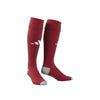 Adidas Milano 23 red compression socks displayed as a front-facing pair