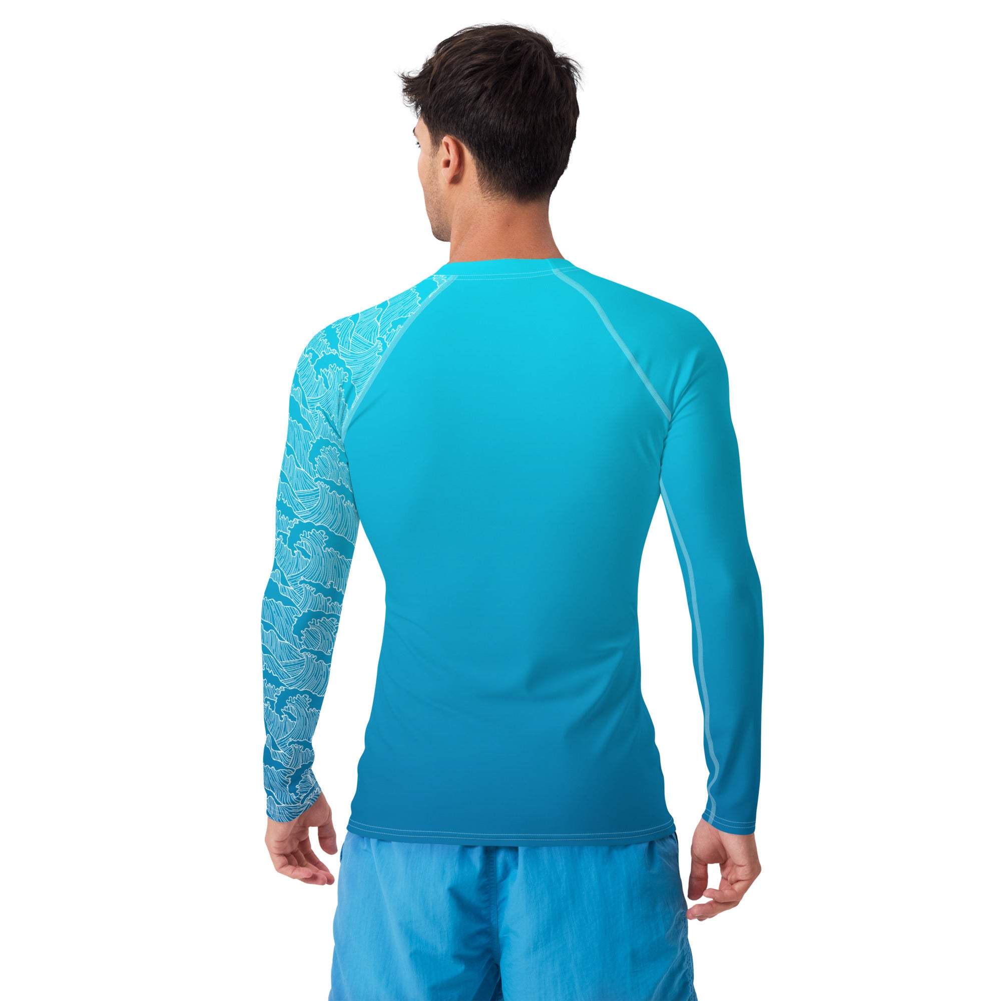 Men's Rashie - Aqua Tides - Empulse