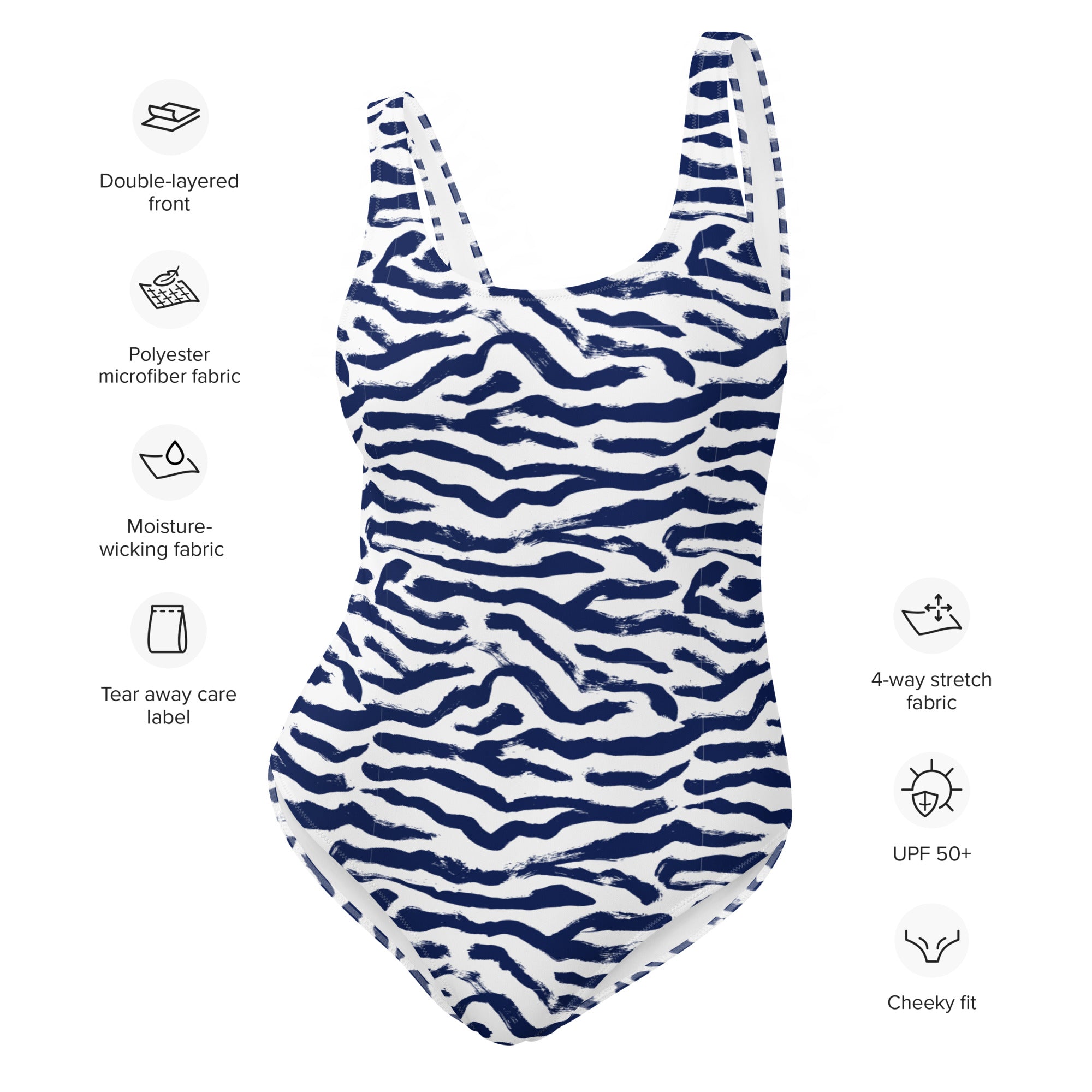 One Piece - Zebra Midnight Navy - Empulse