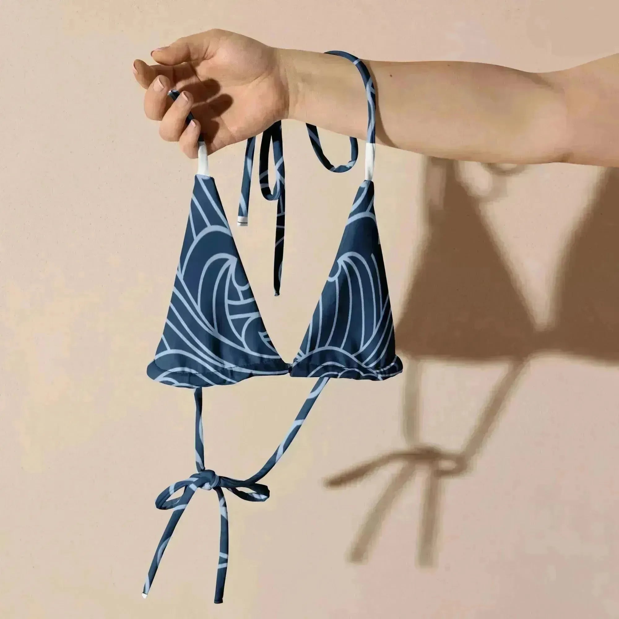 Waves Recycled String Bikini Top - Empulse