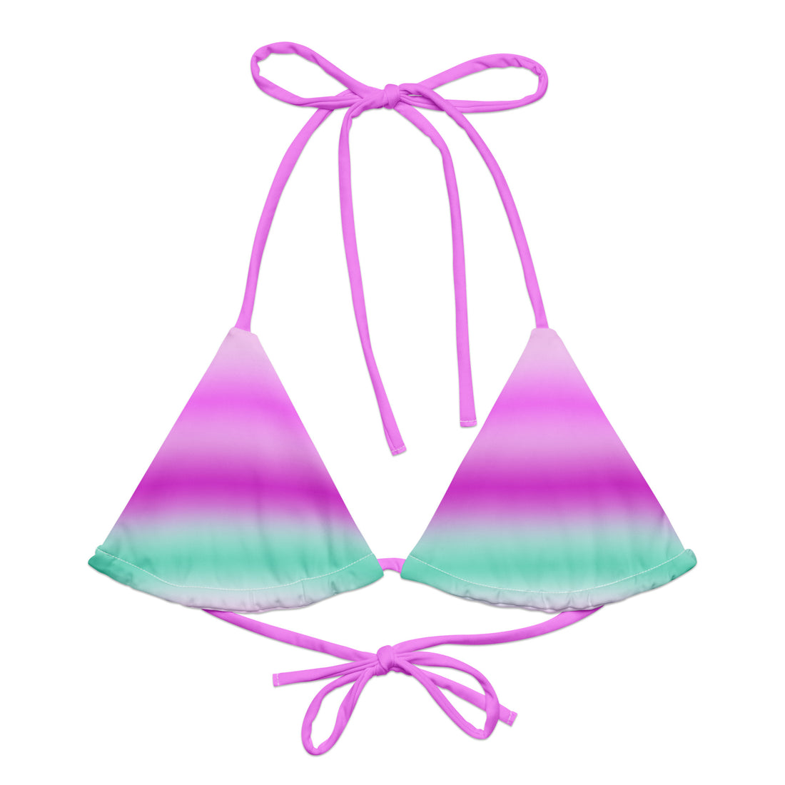 Bikini Top - Cotton Candy Stripes - Empulse