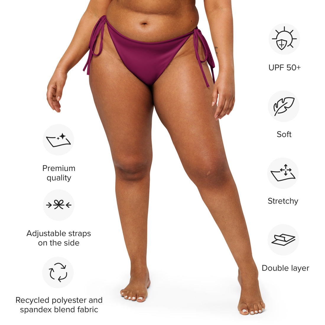 Bikini Bottom - Burgundy - Empulse