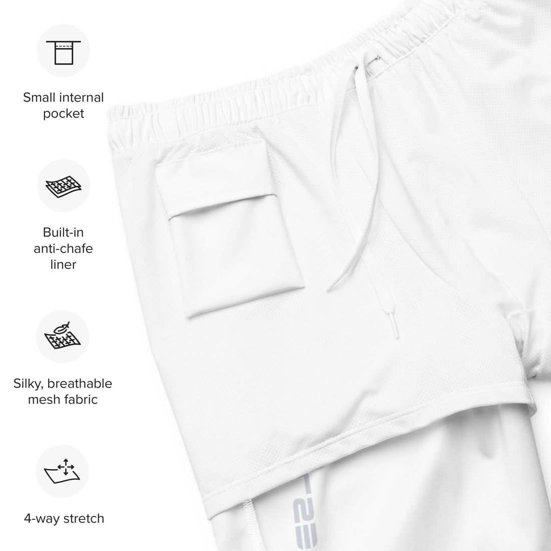 Swimming Shorts - Empulse White - Empulse