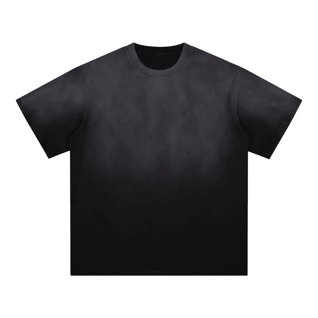 Sunfade Edge Gradient T-Shirt - Black