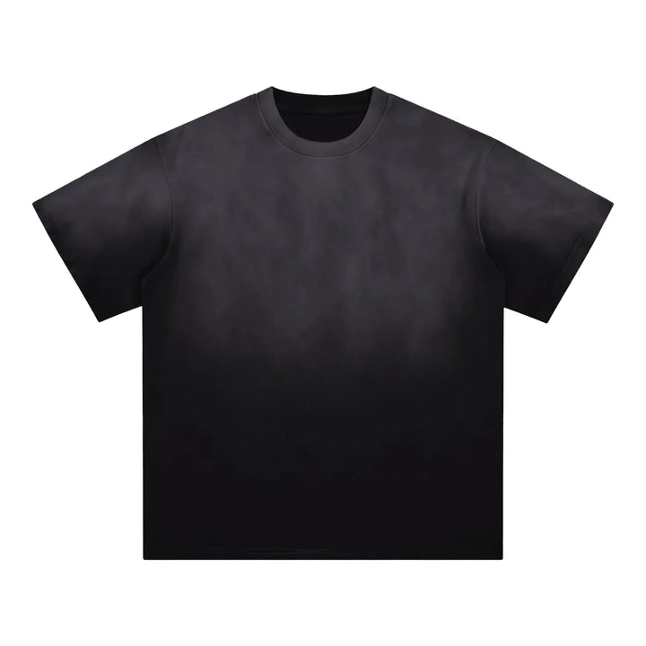 Sunfade Edge Gradient T-Shirt - Black