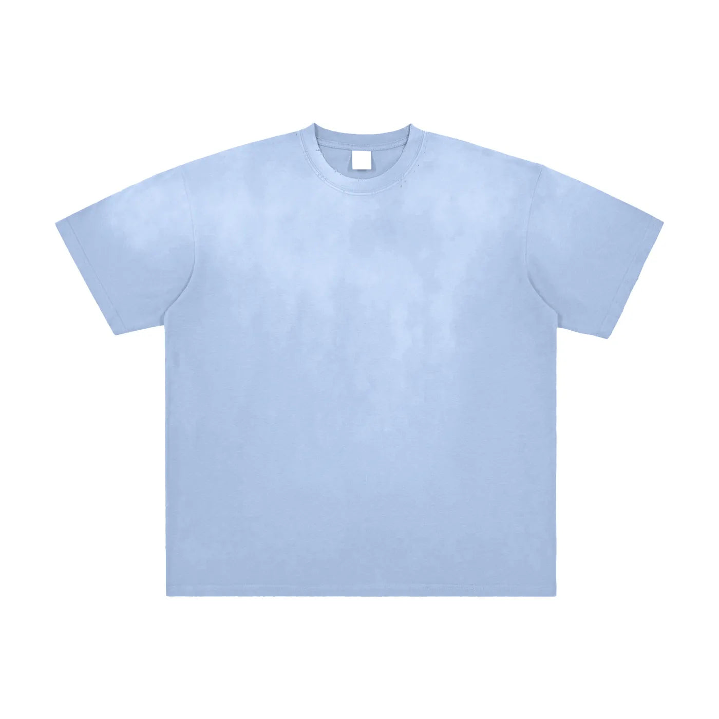 Vintage Washed Frayed T-Shirt - Blue