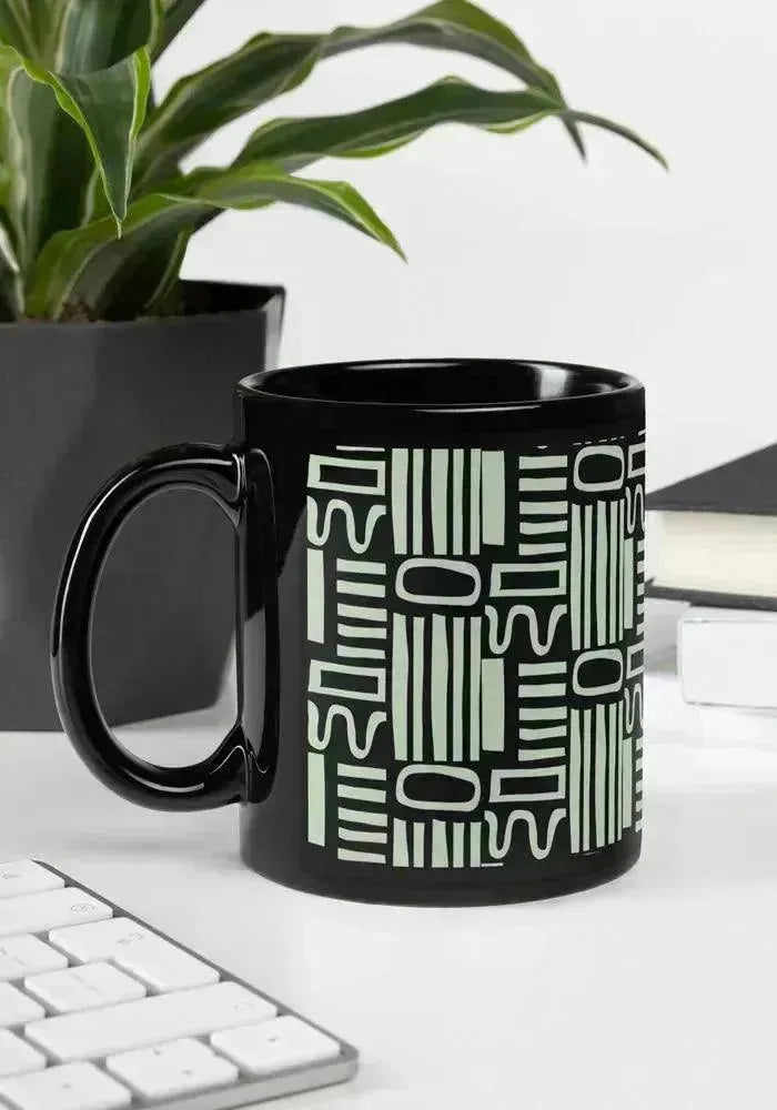 Black Glossy Ceramic Mug - Empulse Sports