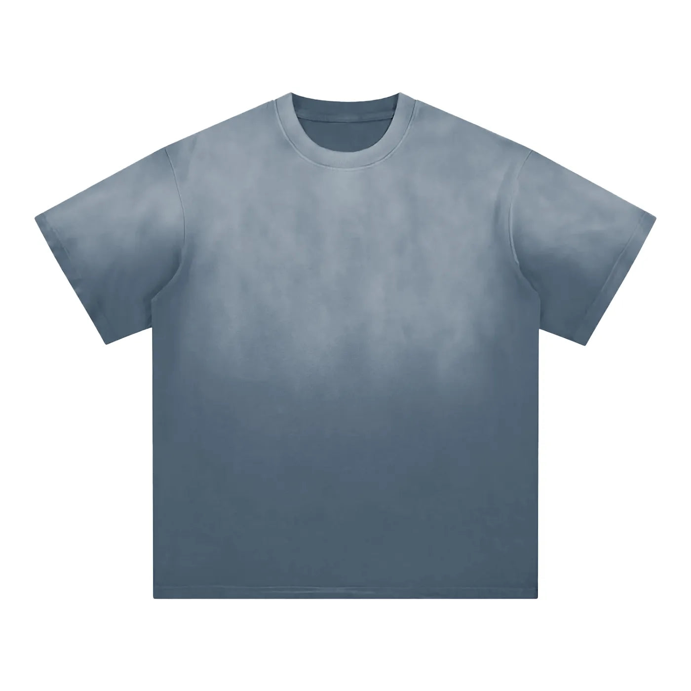 Sunfade Edge Gradient T-Shirt - Blue