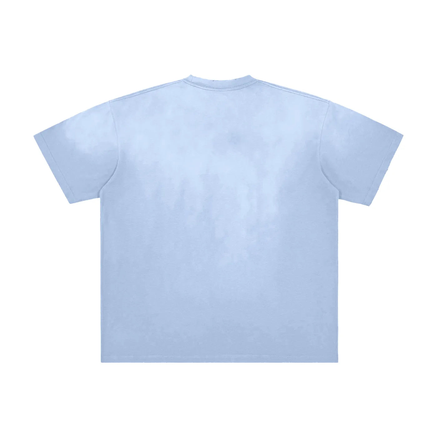 Vintage Washed Frayed T-Shirt - Blue
