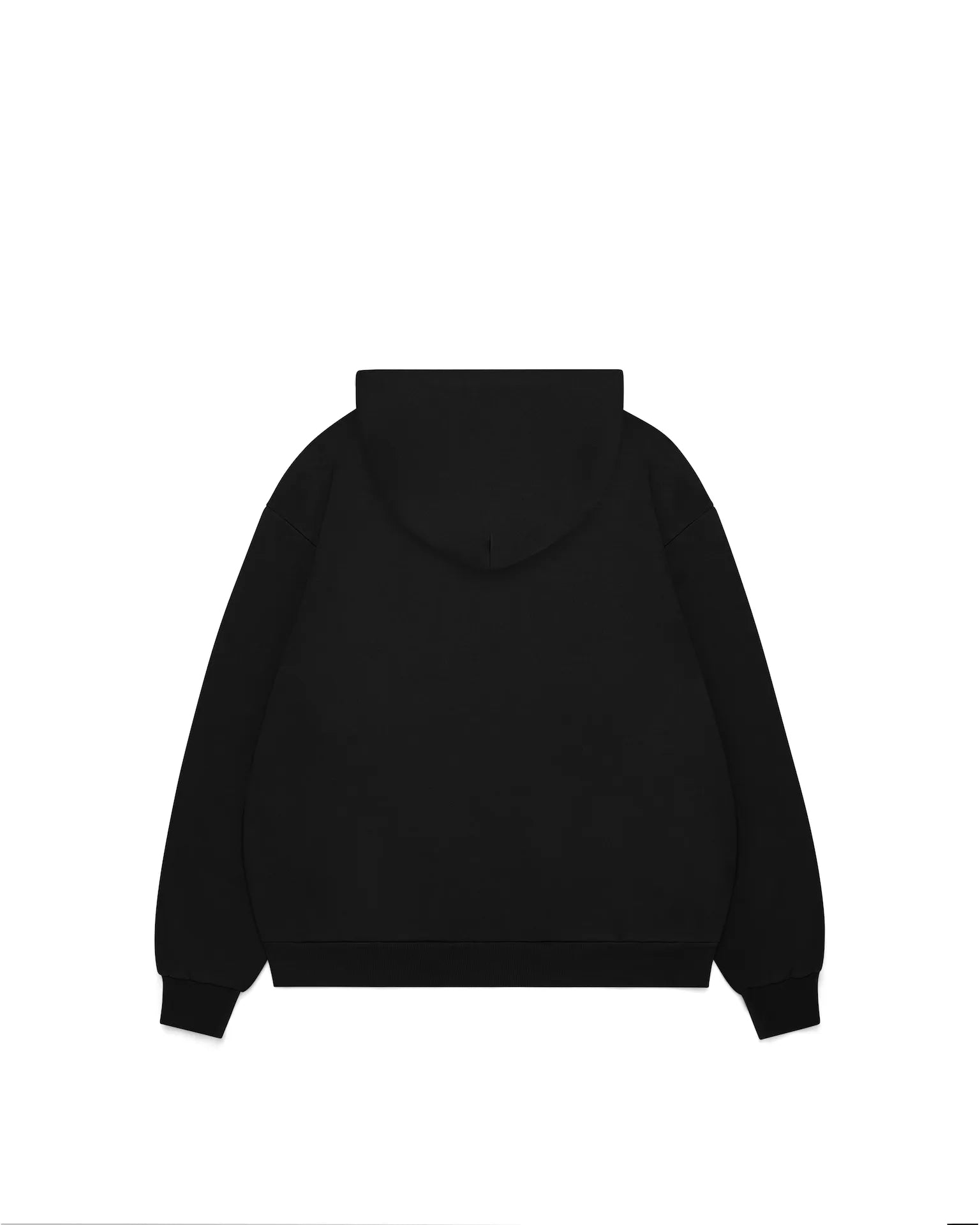 Empulse™ Premium Heavyweight Hoodie in black, back view