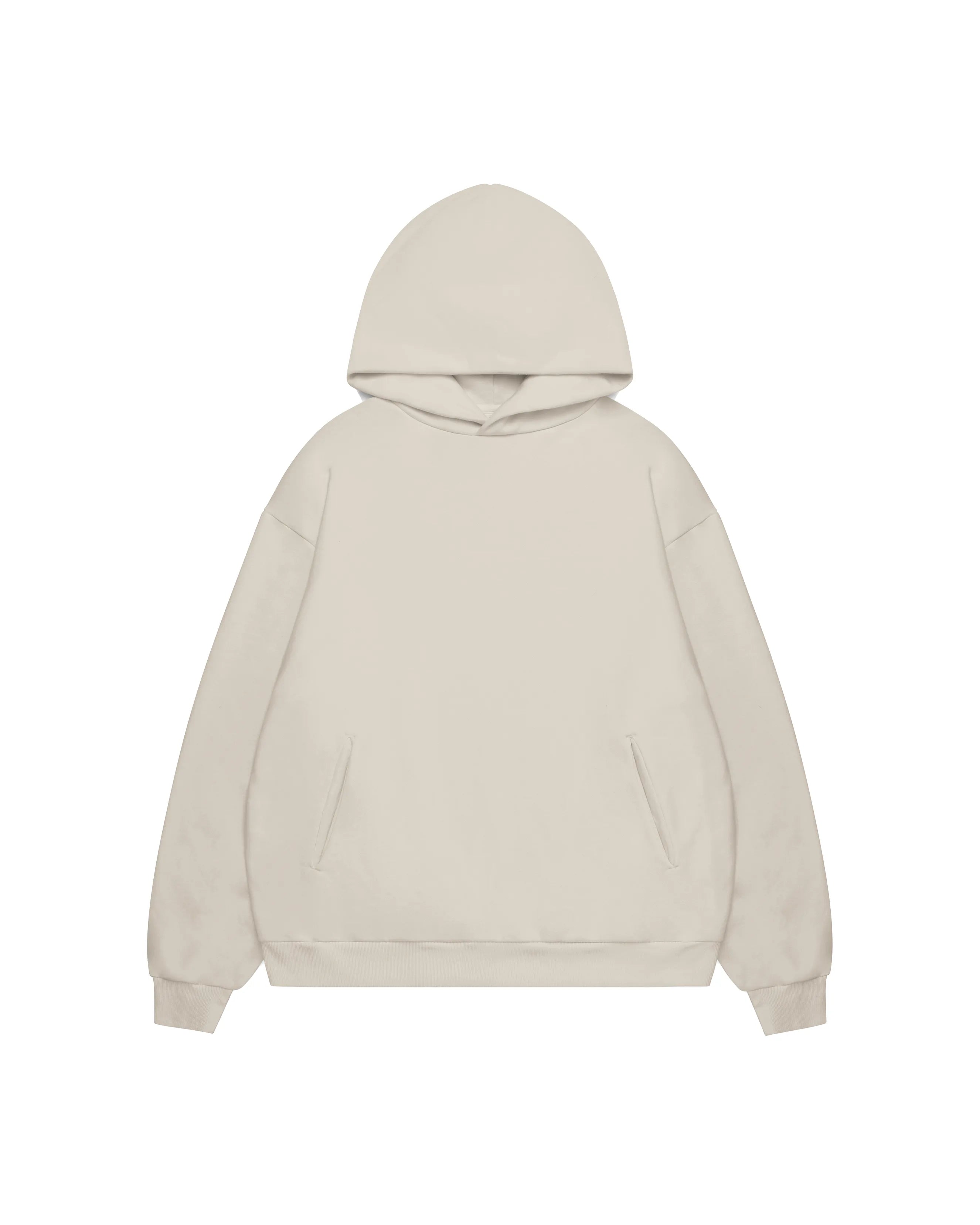 Empulse™ Premium Heavyweight Hoodie in off white front view