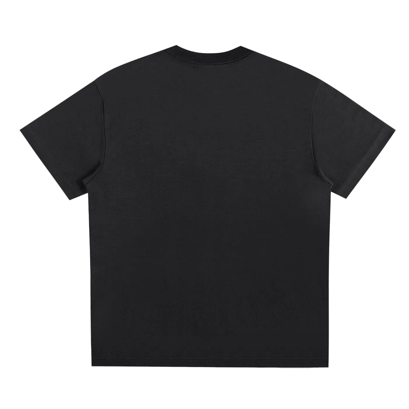Back view flat lay of Empulse™ Sydney Sorona t-shirt in black