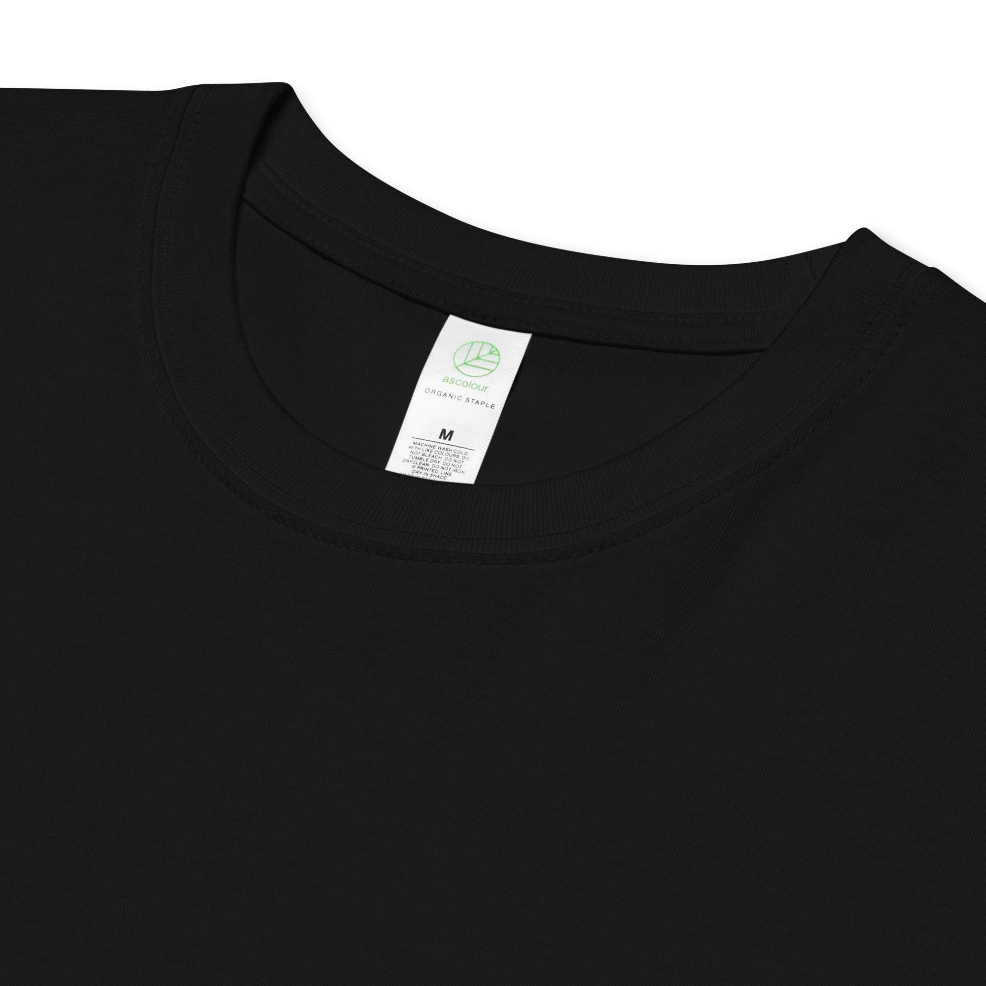 Close-up of Empulse® Tokyo, Rising Sun tee collar and label