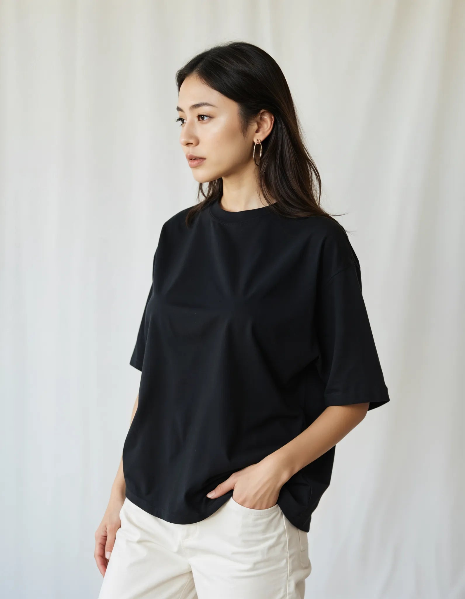 Classic Boxy Tee - Black