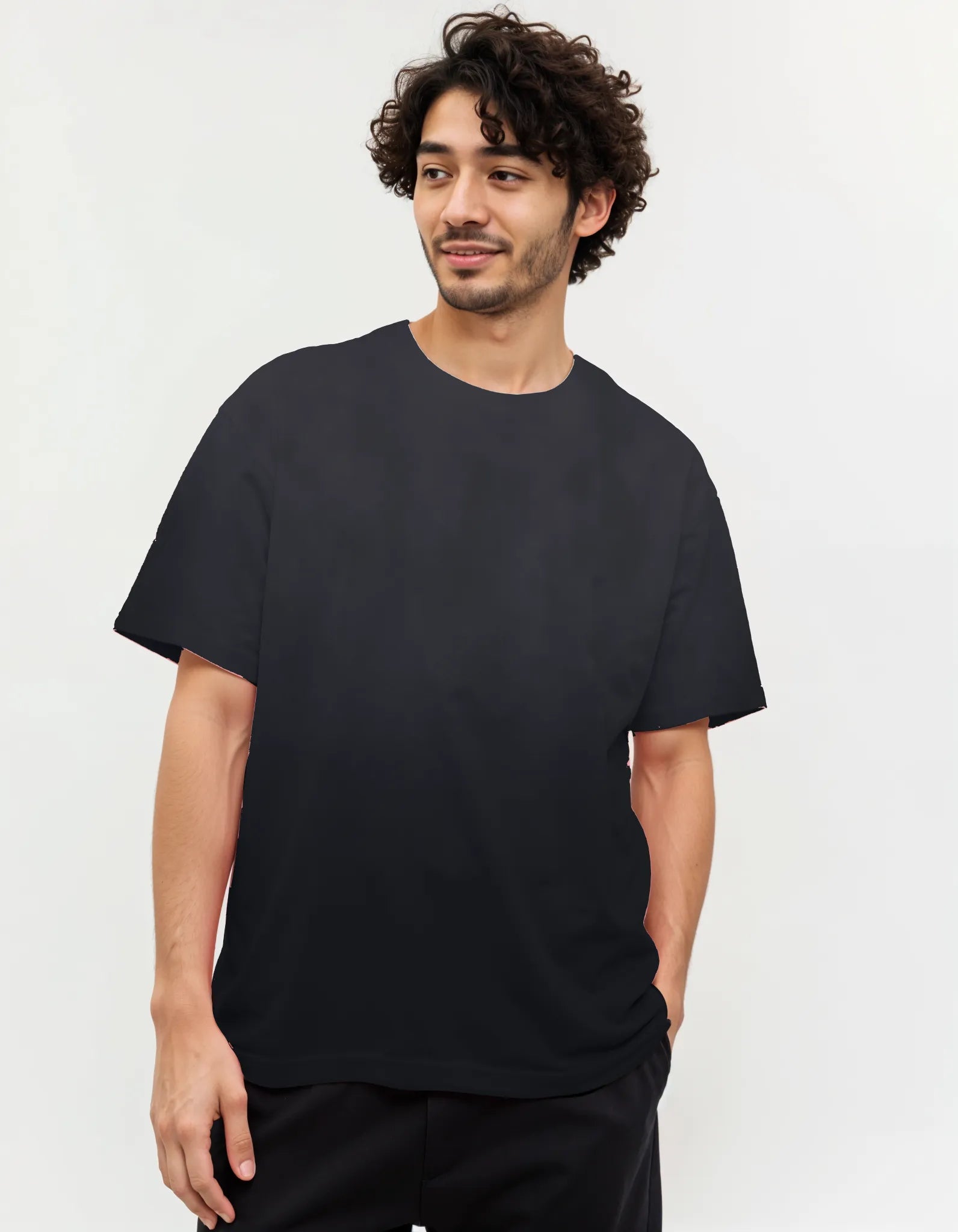 Sunfade Edge Gradient T-Shirt - Black