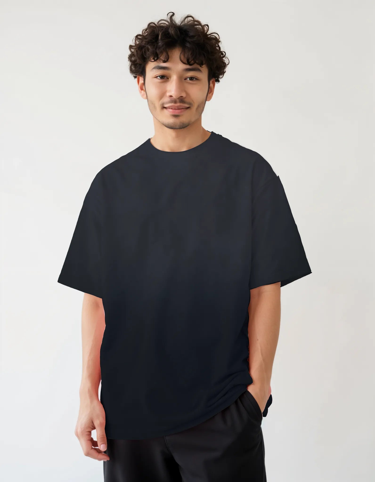 Sunfade Edge Gradient T-Shirt - Black
