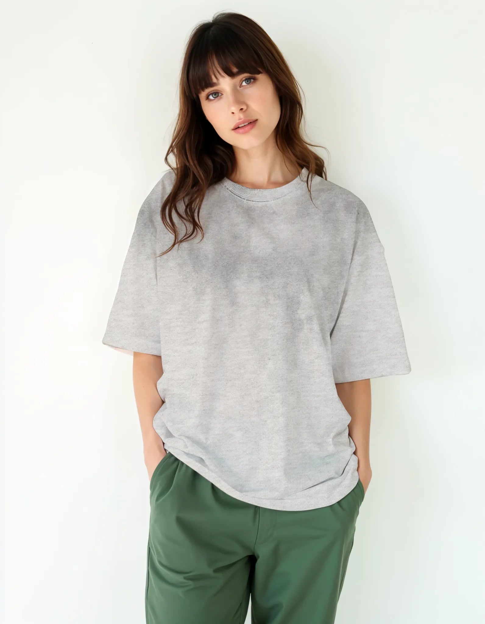 Vintage Washed Frayed T-Shirt - Grey