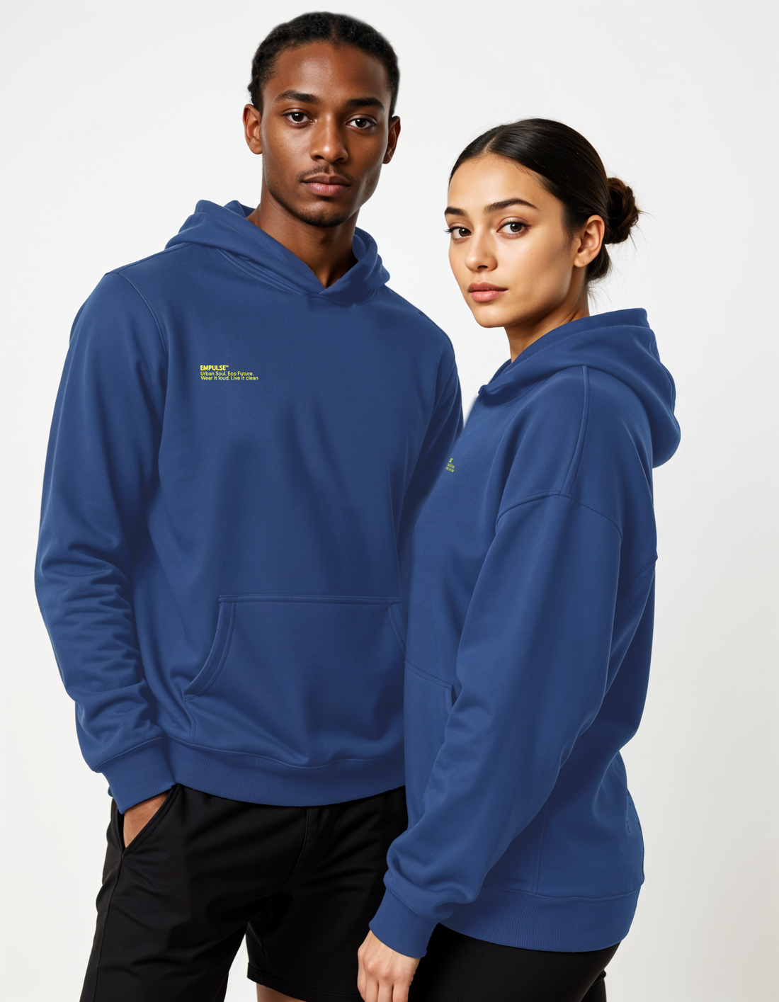 Empulse™ Oversized Echo Hoodie - Blue