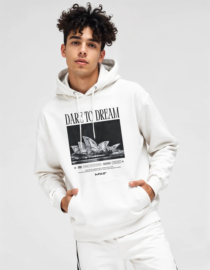Eco Threads Premium Hoodie - Dare to Dream
