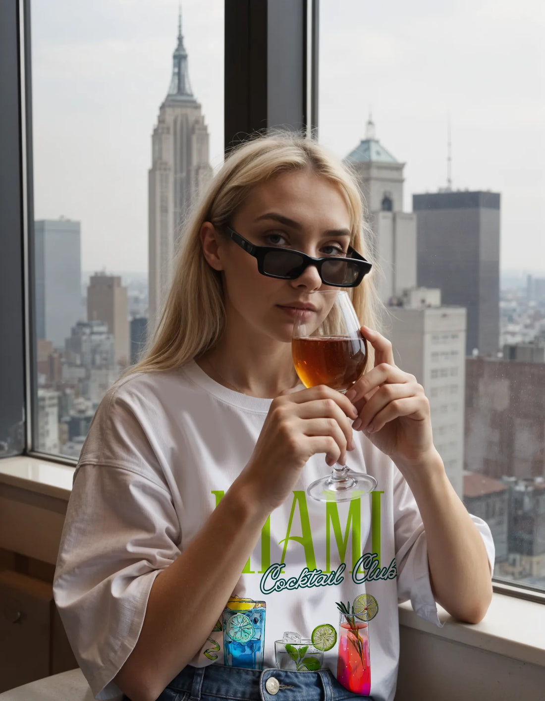 Miami Cocktail Club Tee | Quick-Dry Cooling T-shirt