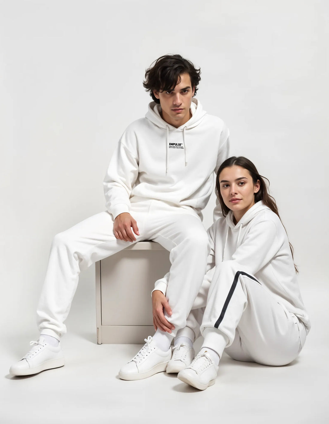 Empulse™ Eco Threads Premium Hoodie - White