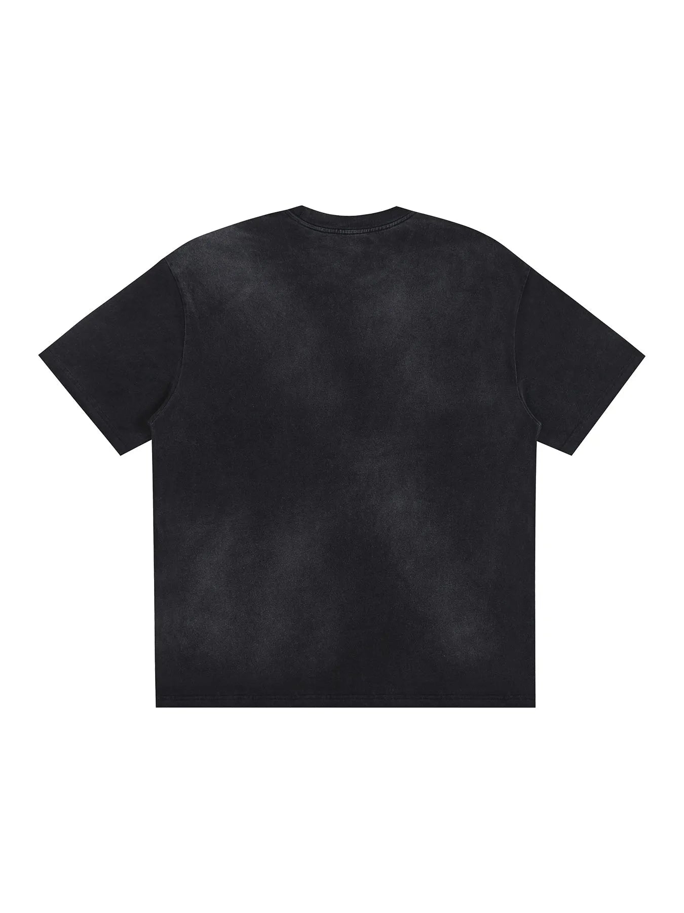 Sunfade T-shirt – Black | 100% Cotton Washed Oversized Tee