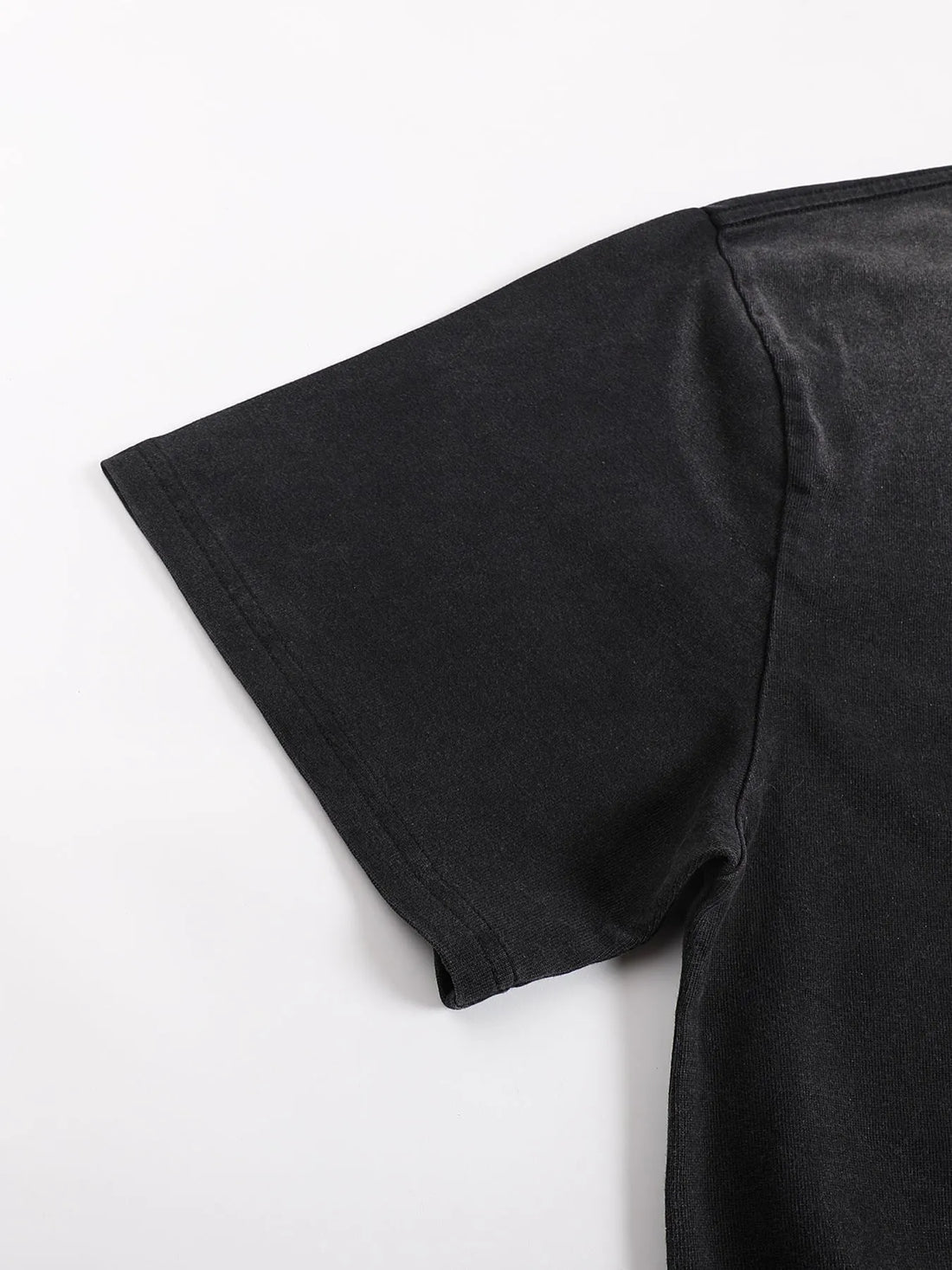 Sunfade T-shirt – Black | 100% Cotton Washed Oversized Tee