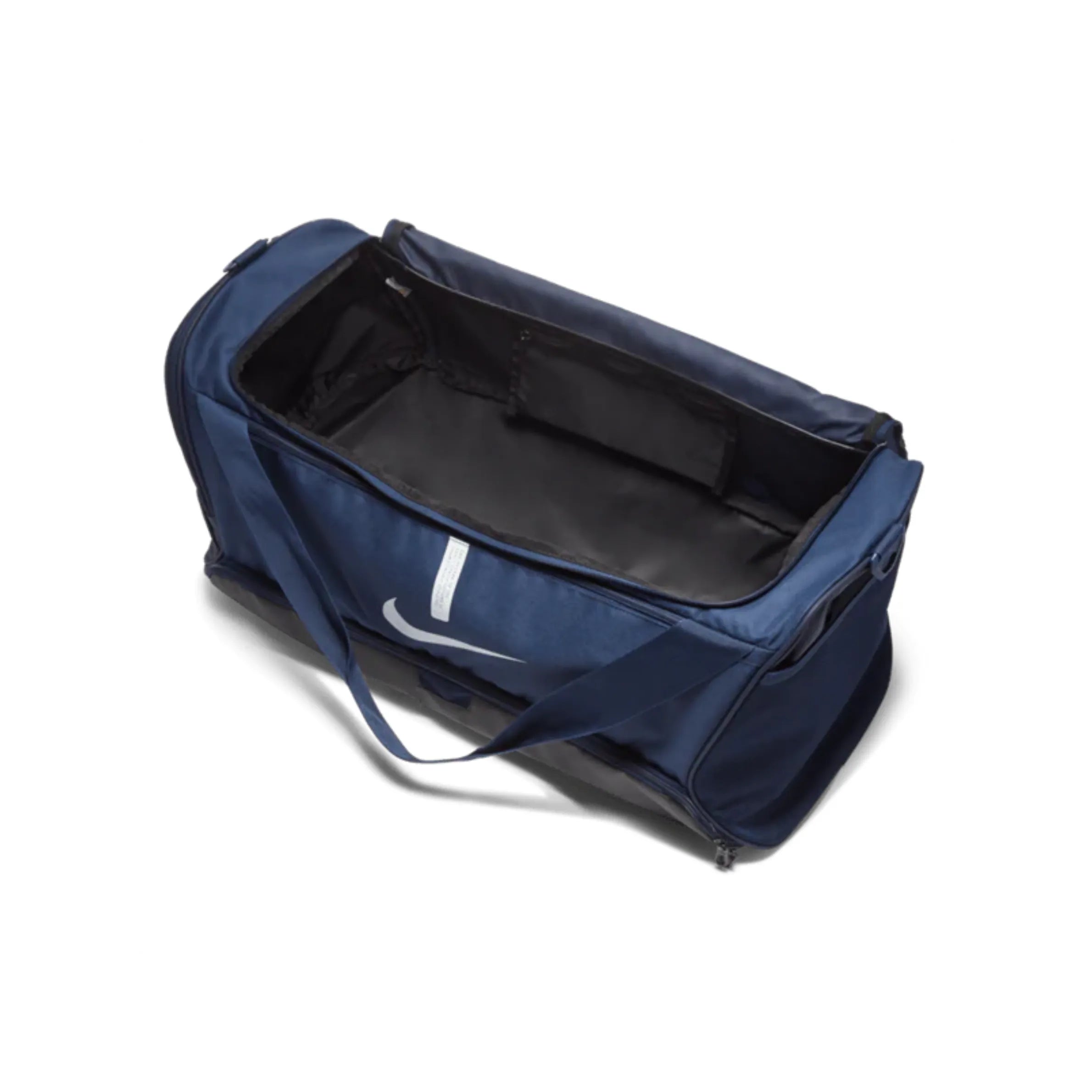 Overhead view of Nike Brasilia duffel bag showing spacious main compartment