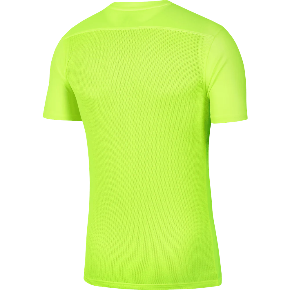 Bright green t-shirt on a white background