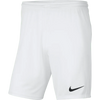 Nike Men's Park III Shorts white, front flat product view