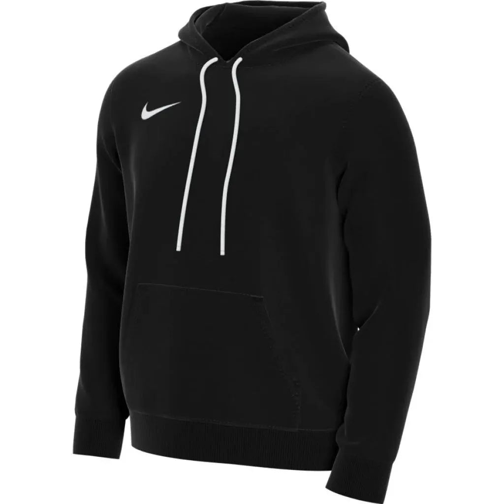 Side profile of Nike Park 20 hoodie black flatlay CW6894-010