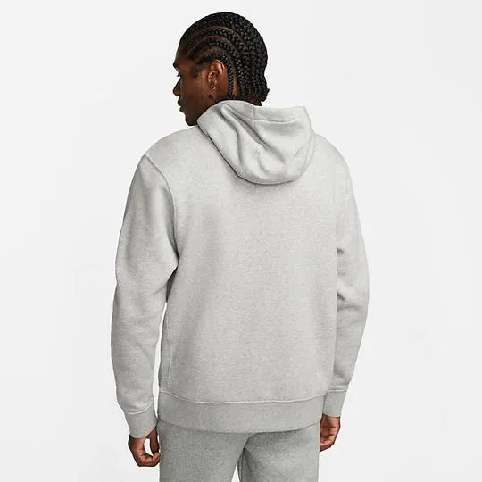 Back view of man in Nike Park 20 hoodie grey CW6894-063